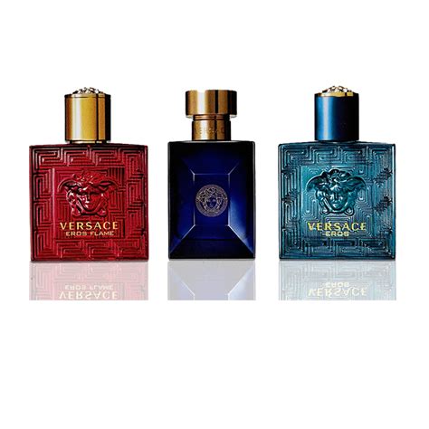 is the versace mini perfume bottles has spray pump|Versace mini aftershave set.